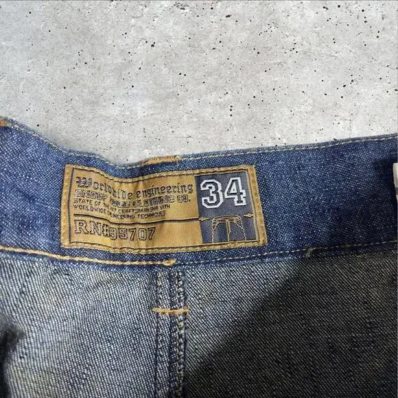 Snoop Dogg Denim Canvas Baggy Jeans Work Pants Size 34‎ - Picture 5 of 8